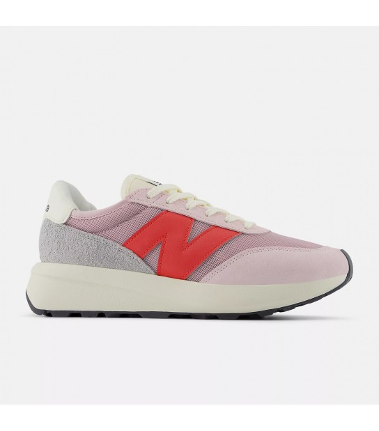 Zapatillas New Balance 370DB Rojo y rosa