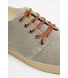 Zapatillas Pompeii Canvas Khaki Almond Gris