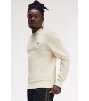 Sudadera Fred Perry Con Cuello Redondo Color Crudo