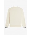 Sudadera Fred Perry Con Cuello Redondo Color Crudo