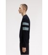 Sudadera Fred Perry Con Ribete en Las Mangas Color Azul Marino