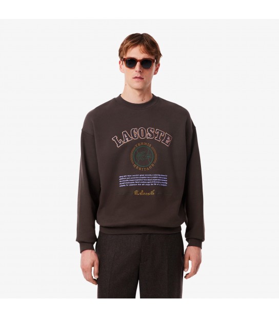 Sudadera Lacoste SH5888 Marrón