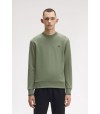 Sudadera Fred Perry Con Cuello Redondo Color Verde Laurel
