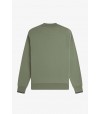 Sudadera Fred Perry Con Cuello Redondo Color Verde Laurel