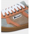 Zapatillas Morrison Houston Coral, celeste y marrón