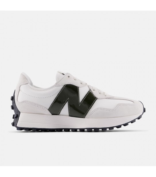 Zapatillas New Balance 327 JWA Blanco y verde oliva
