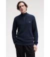 Jersey Fred Perry K8557 738 Gris militar oscuro