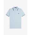 Polo Fred Perry M3600 96A Hielo claro/ Azul as/ Azul marino