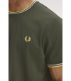 Camiseta Fred Perry M1588 05B Verde Oscuro