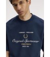 Camiseta Fred Perry M2407 X86 Azul tenis