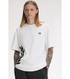 Camiseta Fred Perry M2440 129 Blanco Nieve