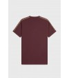 Camiseta Fred Perry M4613 69A Rojo oscuro/Champán