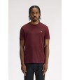 Camiseta Fred Perry M4613 69A Rojo oscuro/Champán