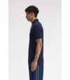 Polo Fred Perry M6000 02B Azul tenis/ Cebada limón