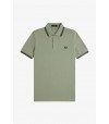 Polo Fred Perry M6000 S23 Alga marina/ Negro