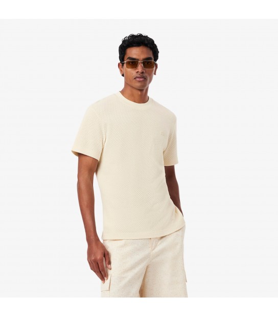Camiseta Lacoste TH2665 Beige