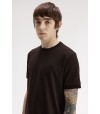 Camiseta Fred Perry M1588 86C Marrón/Negro