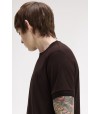 Camiseta Fred Perry M1588 86C Marrón/Negro