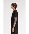Camiseta Fred Perry M1588 86C Marrón/Negro