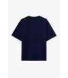 Camiseta Pompeii Navy Boxy Graphic Azul Marino