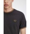 Camiseta Fred Perry M1588 Gris Ancla